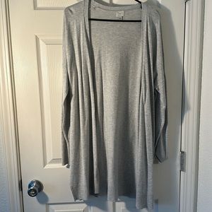 Long grey sweater